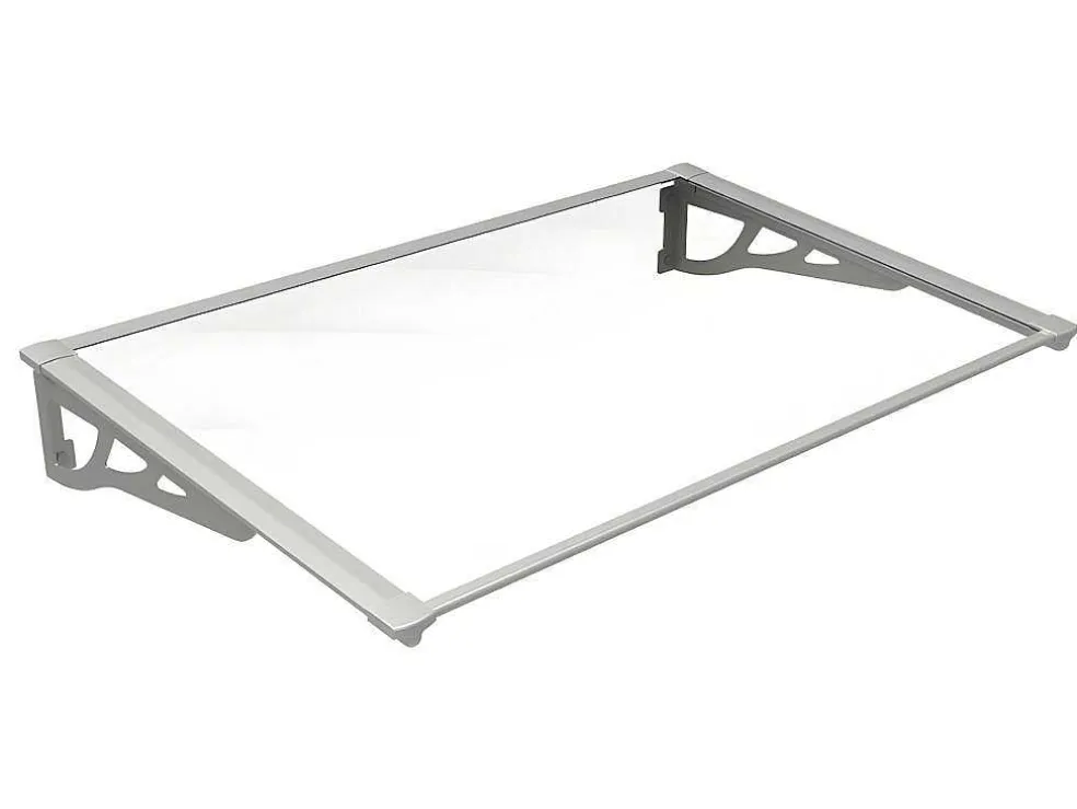 Afdak Kepler Van Aluminium - 120 X 90 X 22 Cm - Zilverkleur