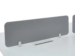 Afscheiding Voor Professioneel Bureau - Stof - Grijs - L130 Cm - Downtown