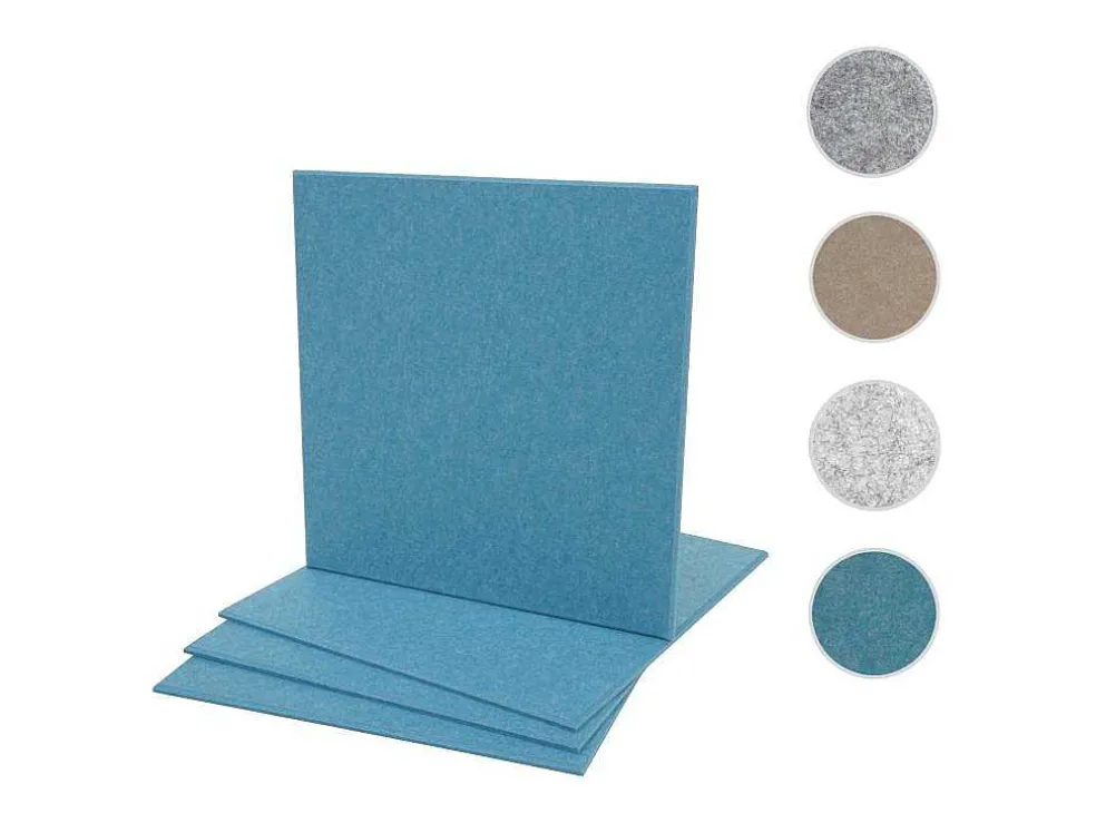 Akoestisch Wandpaneel Mcw-L52 (Set Van 4), Blauw