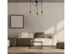 Andria Hanglamp, Zwart, 180 X 180 X 93 Cm, Epikasa