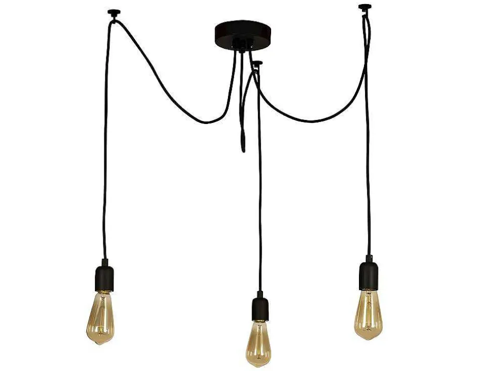 Andria Hanglamp, Zwart, 180 X 180 X 93 Cm, Epikasa