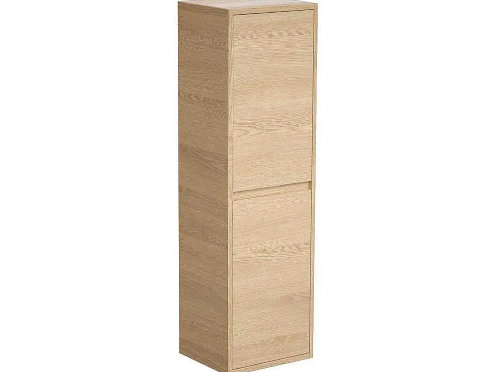 Badkamerkolom - Eikenfineer - L30 X B35 X H120 Cm - Enosea