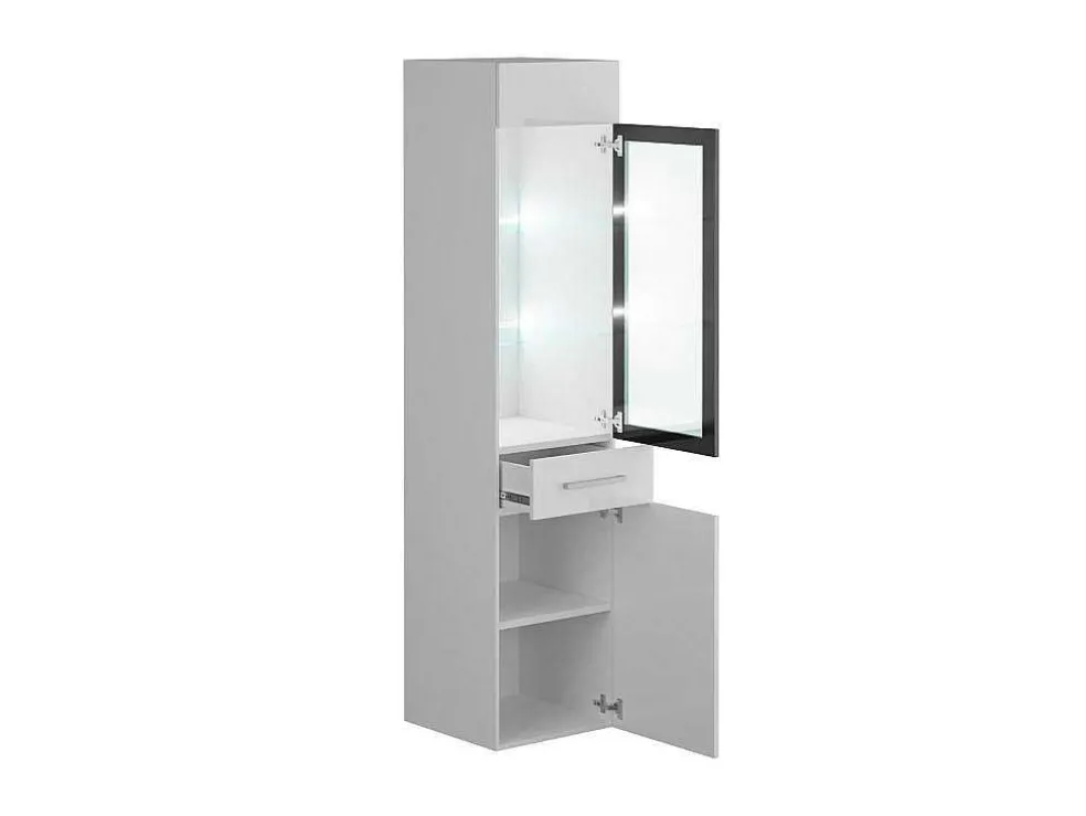 Badkamerkolom Zonder Leds - Wit - L30 X B30 X H132 Cm - Laurine