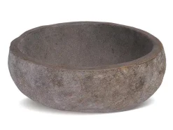 Badkamerwastafel Van Riviersteen Stone - Kleur Grijs