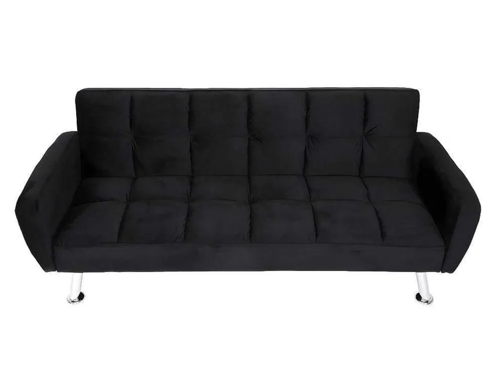 Bank Mcw-K19, Fluweel Zwart