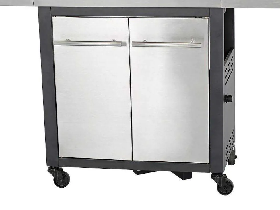 Barbecue Op Gas Met 4 Branders, 1 Rechaud Aan De Zijkant En 1 Grill 148 X 56 X 121 Cm - Roasty