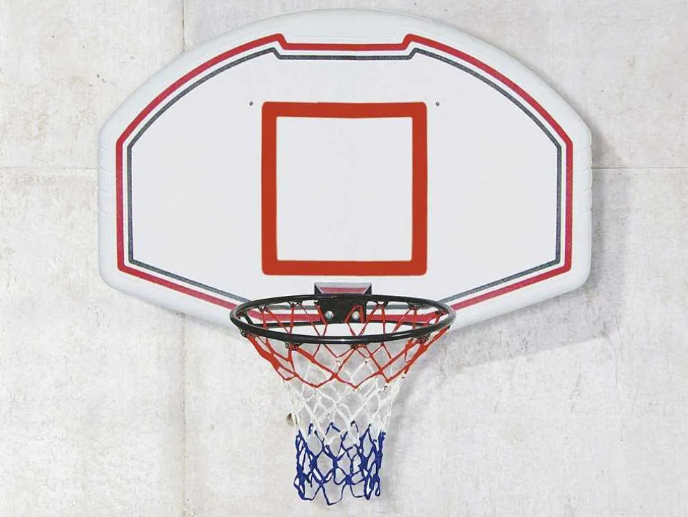 Basketbalnet Voor Aan De Muur, Wit - B111 X H77 Cm - Bemidji