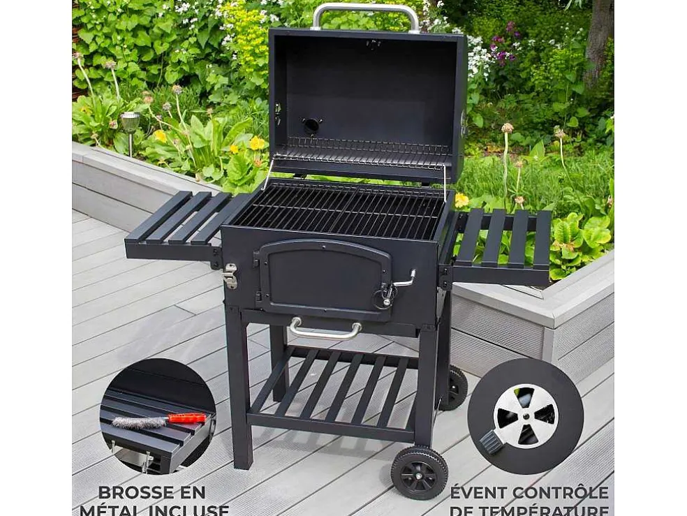 Bbq Grill Rookoven - Xl - Zwart
