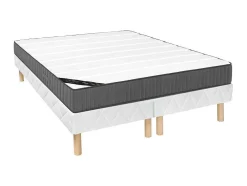 Bedbodem + Matras 180 X 200 Cm Pocketvering 7 Zones En Hr-Schuim Dikte 26 Cm - Audace Van Palacio