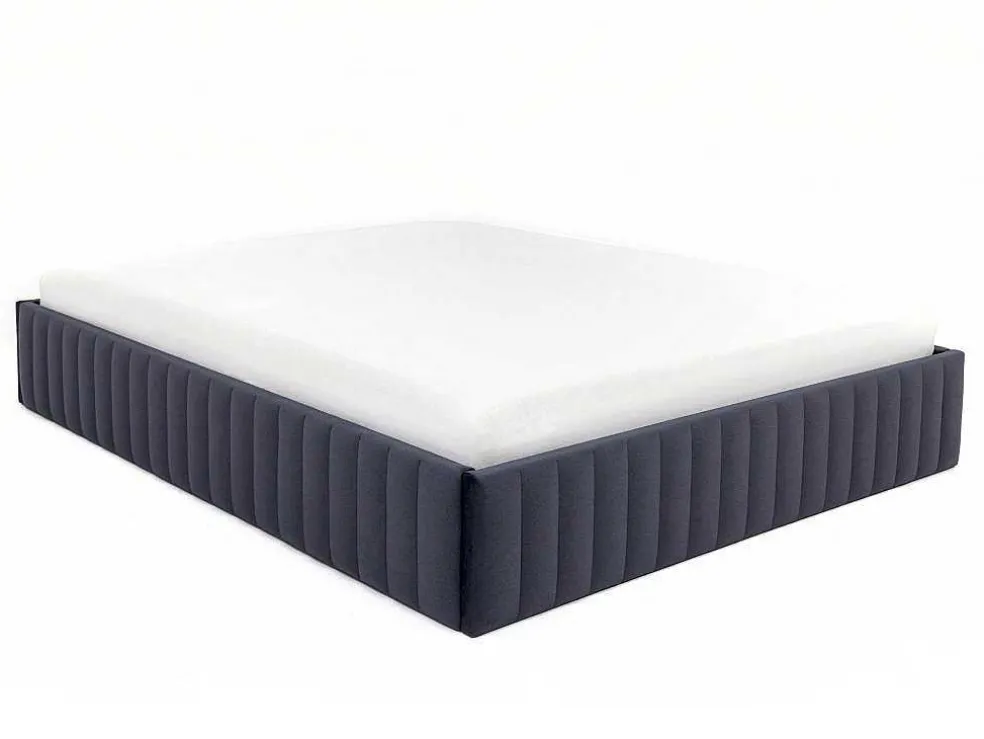 Bedbodem Met Opbergruimte 140 X 190 Cm Van Grijs Velours - Sethi Van Dreamea