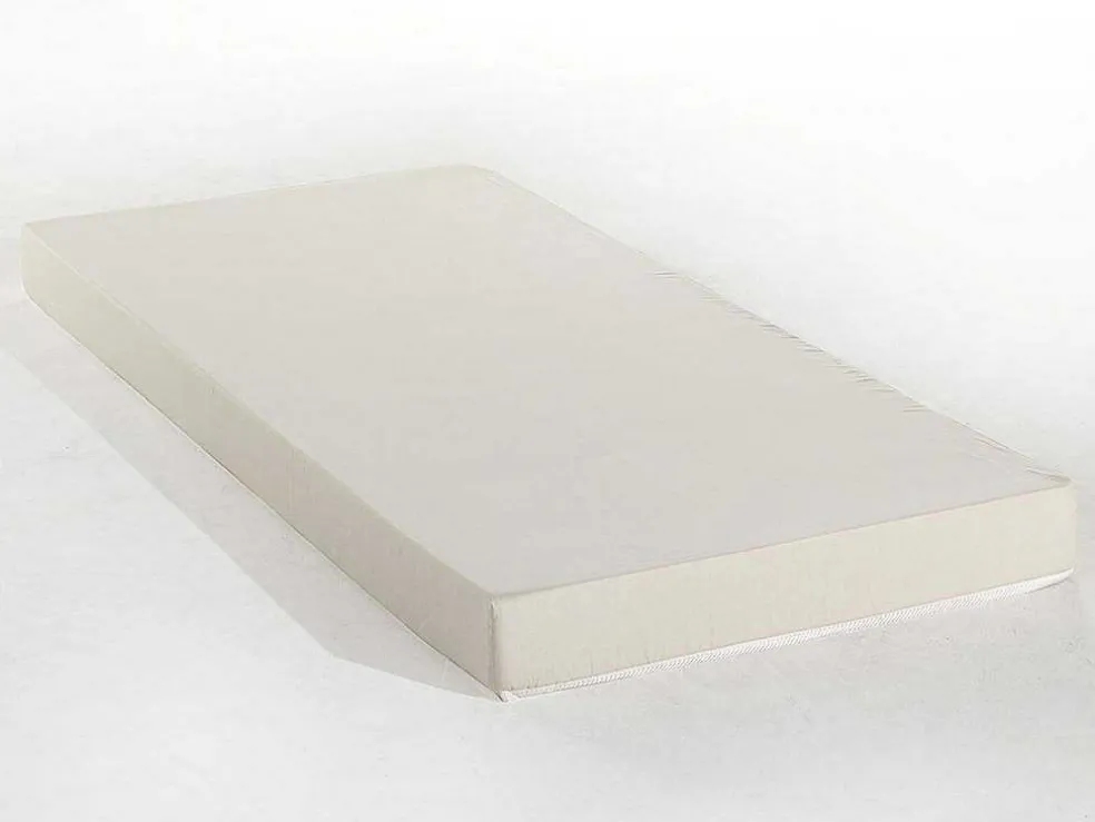 Bed Met Slaaplade Louise - 2 X 90 X 190 Cm - Grijze Stof + Matras