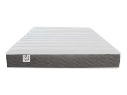 Bedset 160 X 200 Cm - Bedbodem Met Lichte Houtlook En Opbergruimte + Matras In Schuim Met Hoge Dichtheid - Heaven Van Dreamea Play