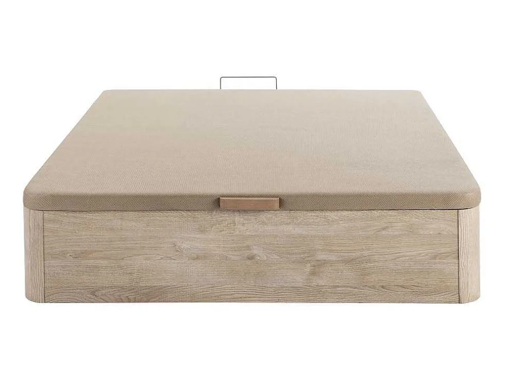 Bedset 160 X 200 Cm - Bedbodem Met Lichte Houtlook En Opbergruimte + Matras In Schuim Met Hoge Dichtheid - Heaven Van Dreamea Play