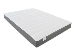 Bedset 140 X 190 Cm - Witte Bedbodem Met Opbergruimte + Matras In Schuim Met Hoge Dichtheid - Heaven Van Dreamea Play