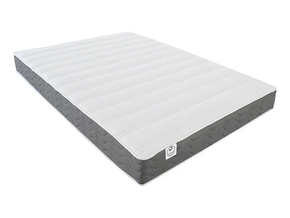 Bedset 140 X 190 Cm - Witte Bedbodem Met Opbergruimte + Matras In Schuim Met Hoge Dichtheid - Heaven Van Dreamea Play