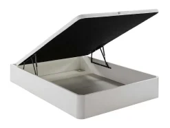 Bedset 140 X 190 Cm - Witte Bedbodem Met Opbergruimte + Matras In Schuim Met Hoge Dichtheid - Heaven Van Dreamea Play
