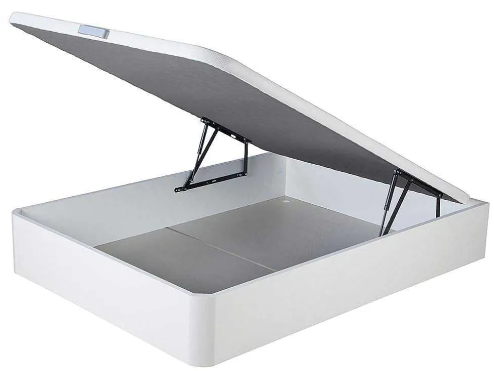 Bedset 160 X 200 Cm - Witte Bedbodem Met Opbergruimte + Matras Met Pocketveren - Prestige Van Ysmee Play