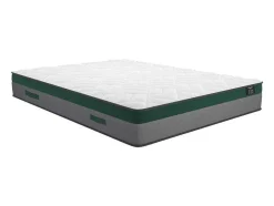 Bedset 140 X 190 Cm - Witte Bedbodem Met Opbergruimte + Matras Met Pocketveren - Prestige Van Ysmee Play