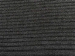 Bed 160 X 200 Cm - Ribfluweel - Antraciet - Sonetri