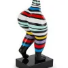 Beeld Van Vrouw Mistress - Hars - 17 X 17 X 51 Cm - Diverse Kleuren