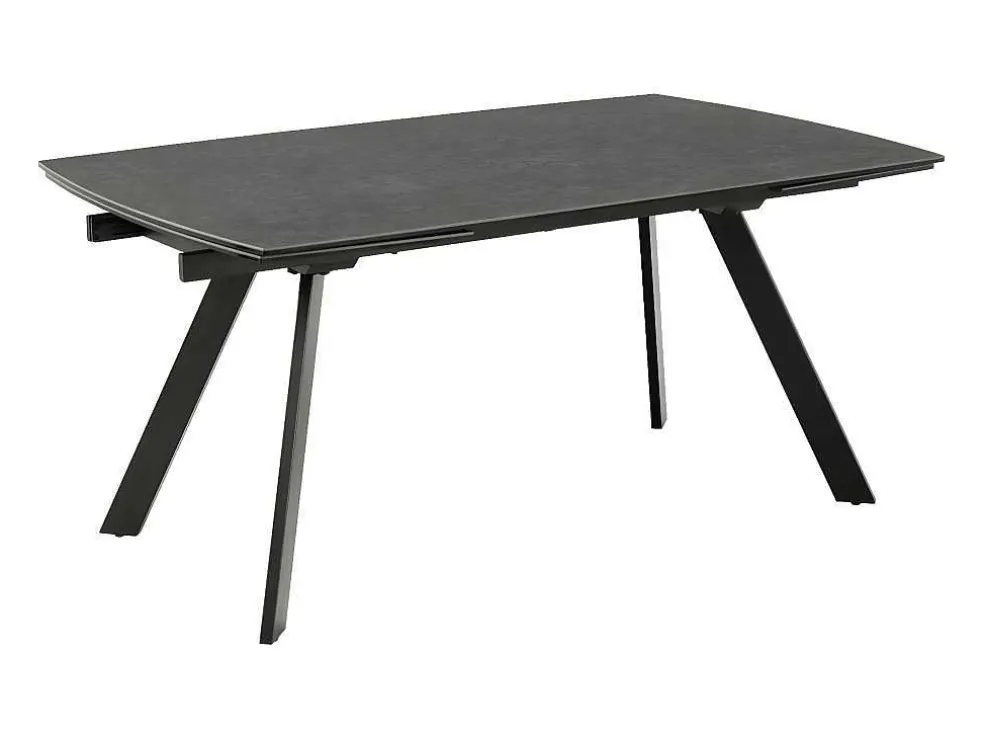 Berry Eetkamertafel 97X160/240Cm Met Extra Plaat Zwart.
