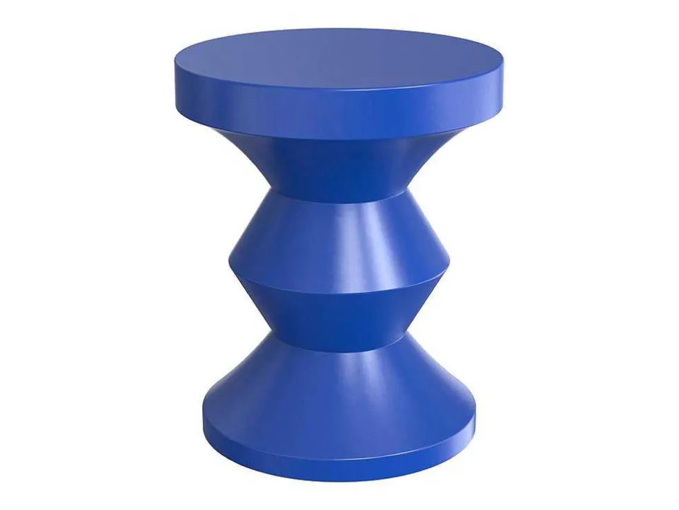 Bijzettafeltje Van Metaal - Blauw - Zolimi