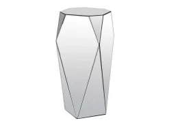 Bijzettafel Van Mdf Met Spiegel - Kleur : Zilver - Sigrid - Van Pascal Morabito