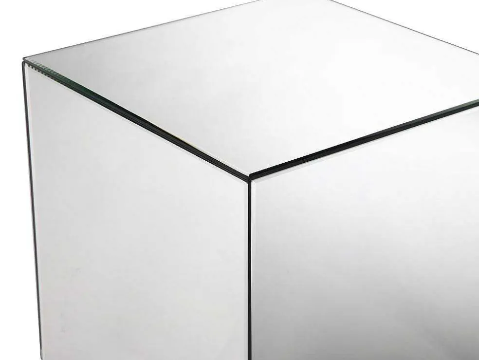 Bijzettafel Van Spiegelglas En Mdf - Cubix - Van Pascal Morabito