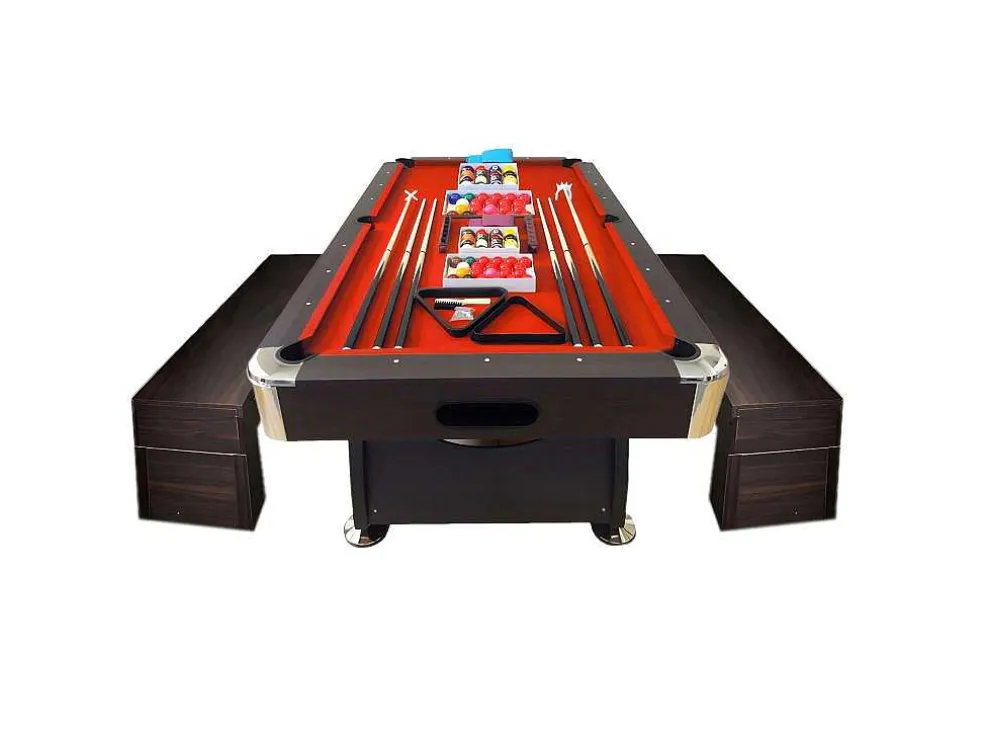 Biljarttafel 8 Voet Met Containerbank Viper Red