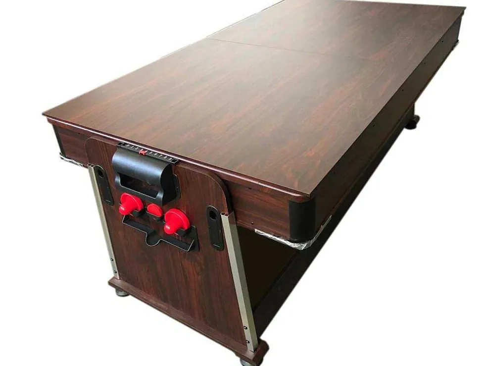 Biljarttafel 7 Voet Multi-Game Groen Air Hockey + Tennistafel Stark