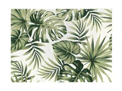 Binnen- Of Buitentapijt Etnische Stijl Bloemenmotief Palmo - 150 X 200 Cm - Groen