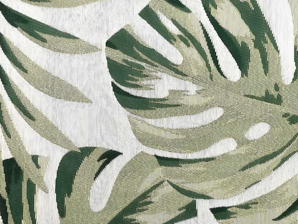 Binnen- Of Buitentapijt Met Blaadjes-Motief Palmo - 200X290Cm - Groen