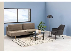Blake Slaapbank Incl. 2 Kussens Beige, Rokerig.