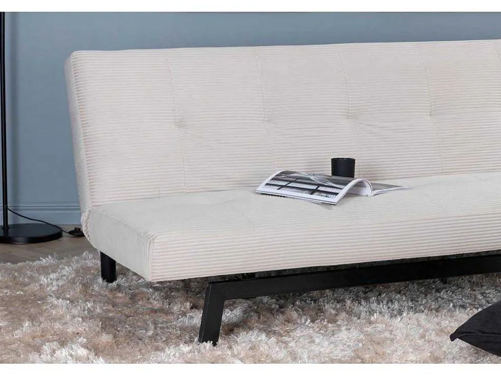 Bodil Slaapbank Fluweel Beige.