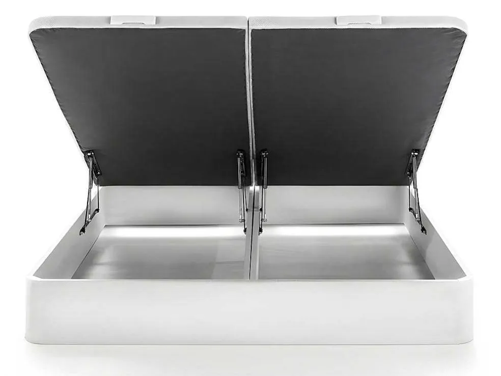 Boxspring - 180 X 200 Cm - Wit Mat - Hestia Van Ysmee