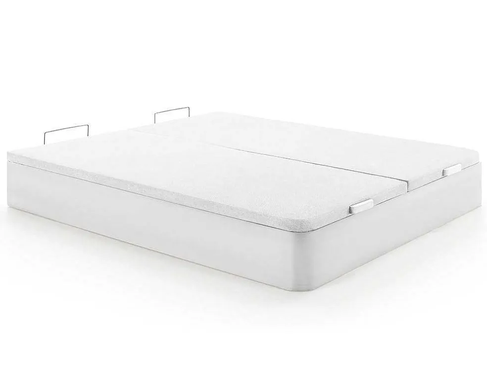 Boxspring - 180 X 200 Cm - Wit Mat - Hestia Van Ysmee