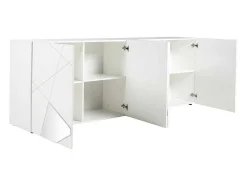 Buffetkast Cantiano - 4 Deuren - Witgelakt