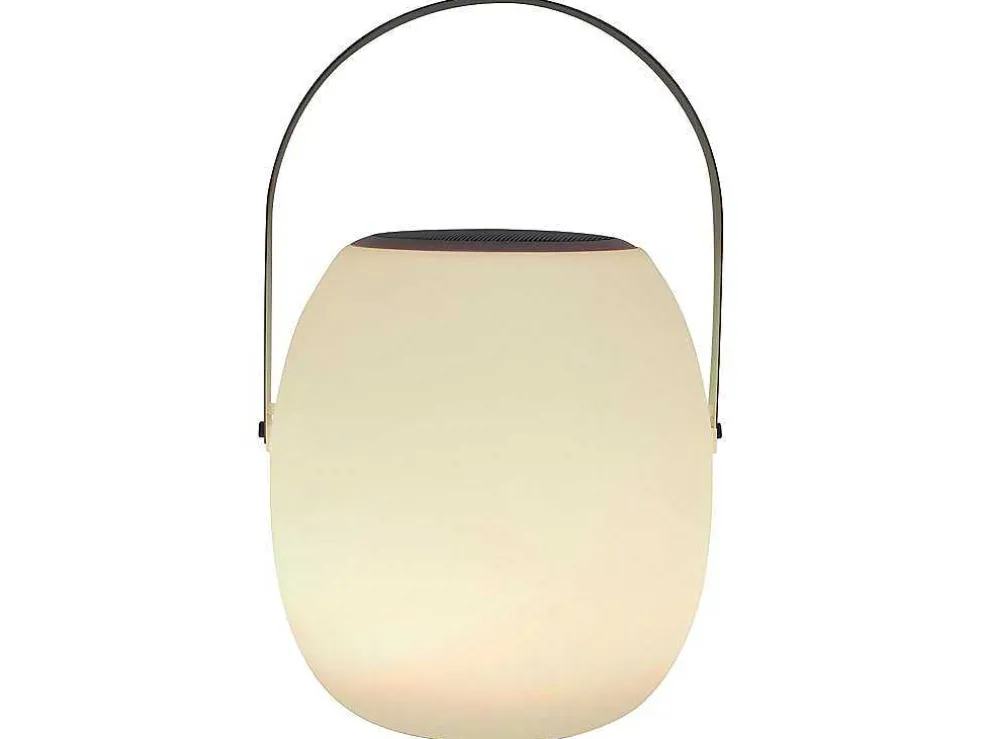Buitenlamp Op Voet Met Bluetooth-Verbinding Speak - Metaal - H27 Cm - Veranderende Kleuren