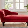 Chaise Longue - Hoek Rechts - Anouk Van Stof - Rood