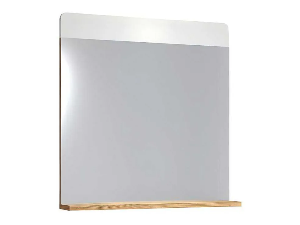 Ciara Spiegel 1 Plank Artisanaal Eiken Decor, Spiegelglas.