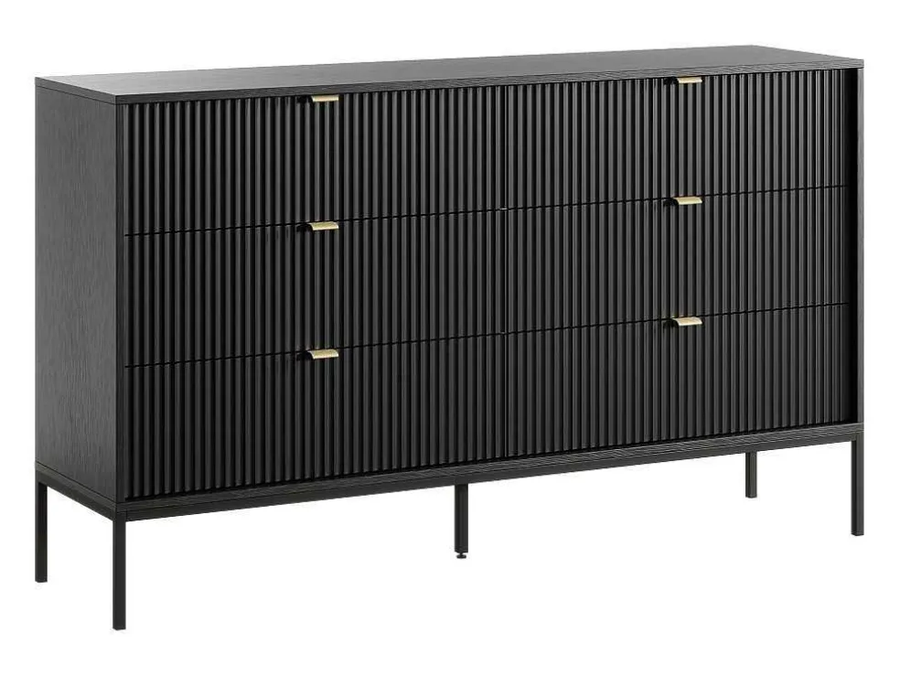 Commode Met 6 Lades - Zwart - Liouba - Van Pascal Morabito