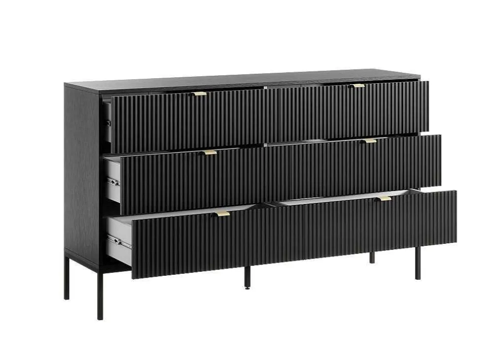 Commode Met 6 Lades - Zwart - Liouba - Van Pascal Morabito