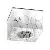 Cristaldream Plafondlamp, Chroom, 16X30X9 Cm, Epikasa