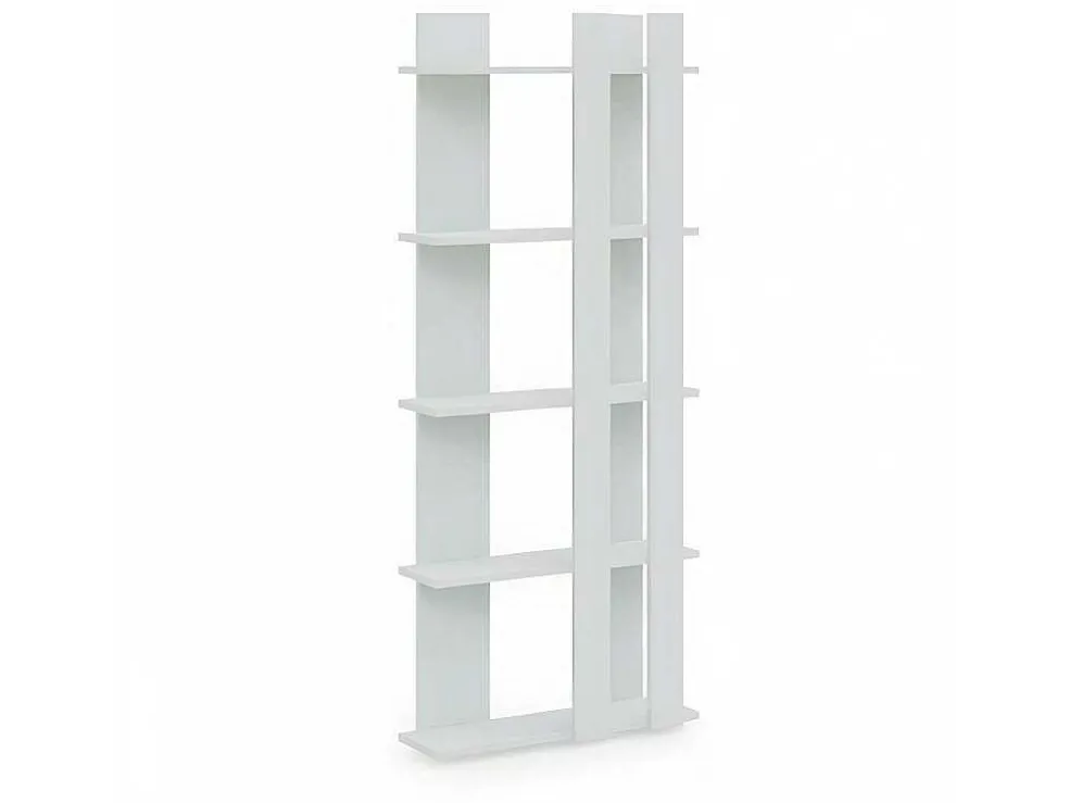 Cristiana Boekenkast, Wit, 75X20X180 Cm, Epikasa