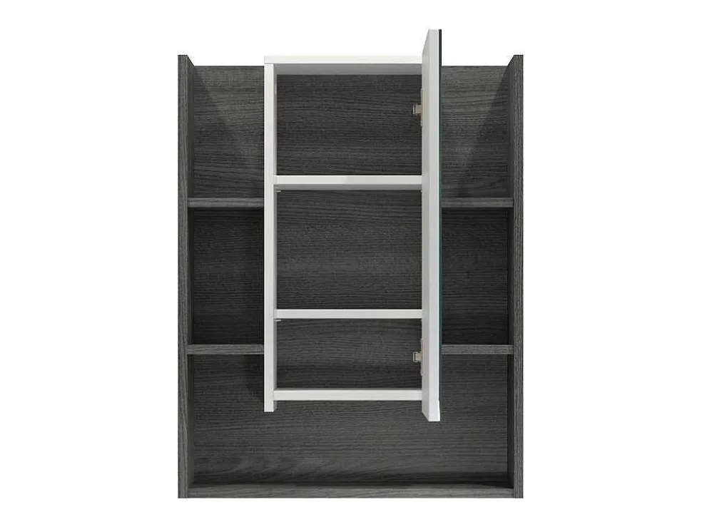 Daily Spiegelkast 1 Deur, 5 Planken, Wit.