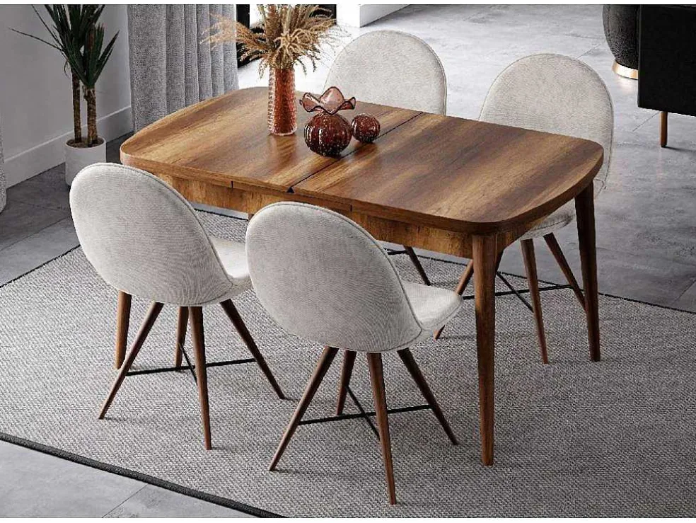 Dalila Tafel, Walnoot, 178X80X72 Cm, Epikasa