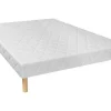 Decoratief Gewatteerde Bedbodem Met 14 Multiplex-Latten Panacea Van Dreamea - Wit - 160X200 Cm