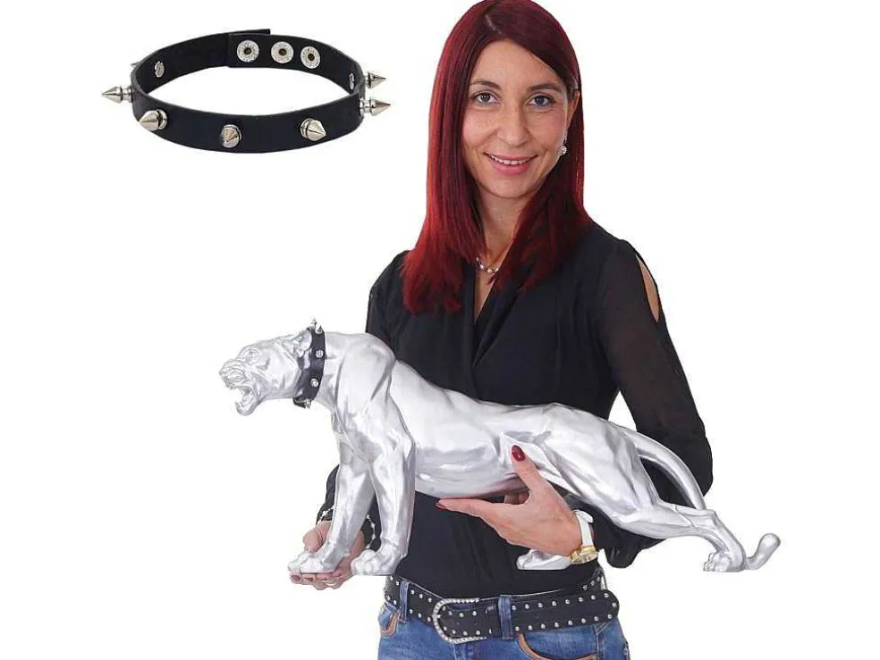 Decoratiefiguur Luipaard Appel (Set Van 2)