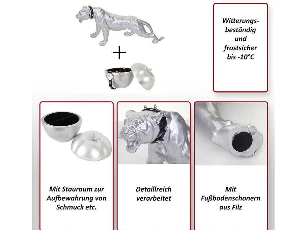 Decoratiefiguur Luipaard Appel (Set Van 2)