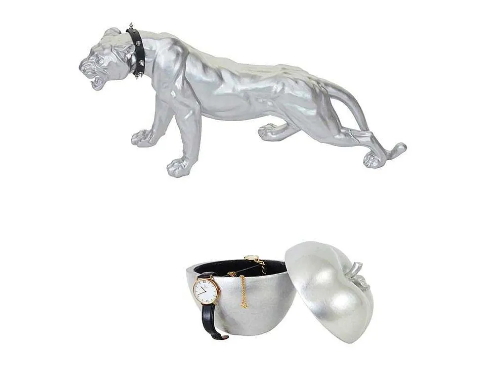 Decoratiefiguur Luipaard Appel (Set Van 2)